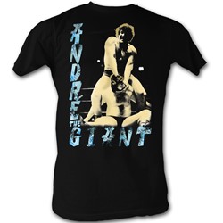 Andre The Giant - Mens 80'S Dre T-Shirt In Black