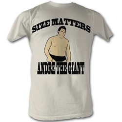 Andre The Giant - Mens Size  T-Shirt In White