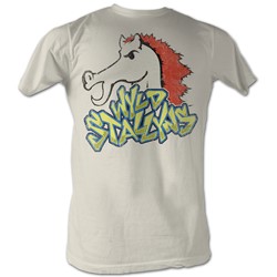 Bill And Ted - Mens Stallyns 2 T-Shirt In Vintage White