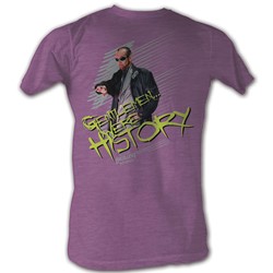 Bill And Ted - Mens Gwh T-Shirt In Neon Purple Heather