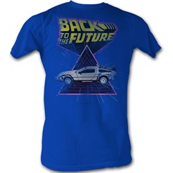Back To The Future - Mens Speed Demon T-Shirt In Blue