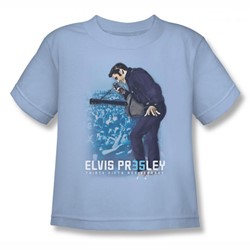 Elvis Presley - Little Boys 35Th Anniversary 3 T-Shirt In Light Blue