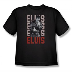 Elvis Presley - Big Boys 1968 T-Shirt In Black