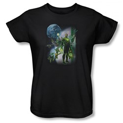 Green Lantern - Womens Jordan'S Tale(Movie) T-Shirt In Black