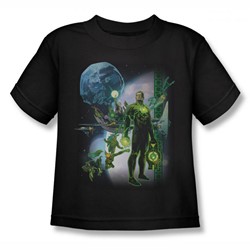 Green Lantern - Little Boys Jordan'S Tale(Movie) T-Shirt In Black