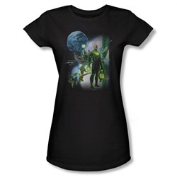 Green Lantern - Womens Jordan'S Tale(Movie) T-Shirt In Black