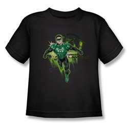 Green Lantern - Little Boys Otherworldly Might(Movie) T-Shirt In Black