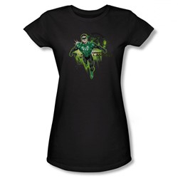 Green Lantern - Womens Otherworldly Might(Movie) T-Shirt In Black