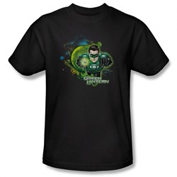 Green Lantern - Mens Power Ring(Movie) T-Shirt In Black