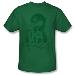 Green Lantern - Mens Taking Aim(Movie) T-Shirt In Kelly Green