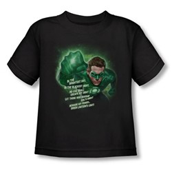 Green Lantern - Toddler Brightest Day(Movie) T-Shirt In Black