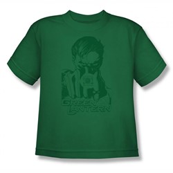Green Lantern - Big Boys Taking Aim(Movie) T-Shirt In Kelly Green