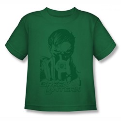 Green Lantern - Little Boys Taking Aim(Movie) T-Shirt In Kelly Green