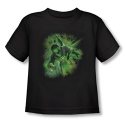 Green Lantern - Toddler Emerald Energy(Movie) T-Shirt In Black