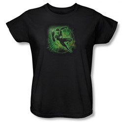 Green Lantern - Womens Ring Capacity(Movie) T-Shirt In Black