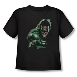 Green Lantern - Toddler Emerald Light(Movie) T-Shirt In Black