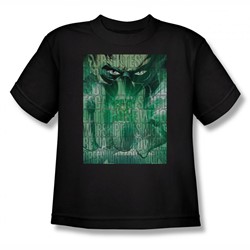 Green Lantern - Big Boys Lantern'S Light(Movie) T-Shirt In Black