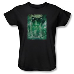 Green Lantern - Womens Lantern'S Light(Movie) T-Shirt In Black