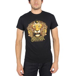 Santana - Mens New Lion T-Shirt In Black