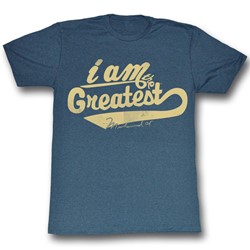 Muhammad Ali - Mens Greatest T-Shirt in Navy Heather