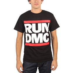 Run DMC - Mens Logo T-Shirt in Black