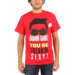 Psy - Mens Damn... T-Shirt in Red
