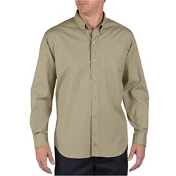 Dickies - Mens LL500 Long Sleeve Premium Industrial Button-Down Poplin Shirt