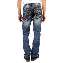 Mens Tim Straight Leg Jeans in Denim A2