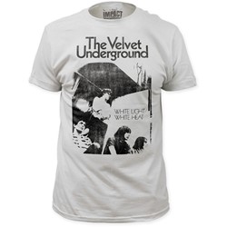 Velvet Underground - Mens  White Light/White Heat Fitted T-Shirt