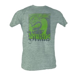Popeye - Green Face Mens T-Shirt In Gray Heather