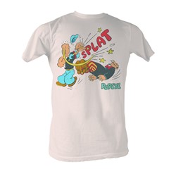 Popeye - Sailor Punch Mens T-Shirt In Dirty White