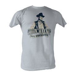 John Wayne - 1 Mens T-Shirt In Silver