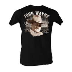 John Wayne - J Dub Mens T-Shirt In Black