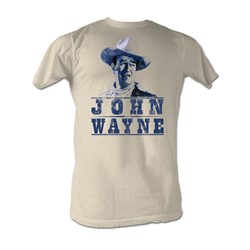 John Wayne - John Mens T-Shirt In Dirty White