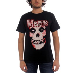 The Misfits - Bloody Misfits Skull Mens T-Shirt In Black