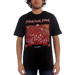 Black Sabbath - Mens Black T-shirt in Black