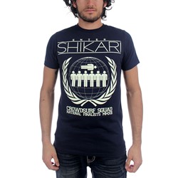 Enter Shikari - Mens Crowdsurf Squad T-Shirt in Navy
