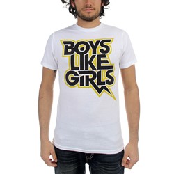 Boys Like Girls - Mens Bolt T-Shirt in White