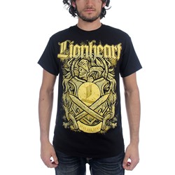 Lionheart - Mens Dead and Gone T-Shirt in Black