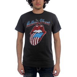 Rolling Stones - Tour Of America Mens S/S T-Shirt In Black