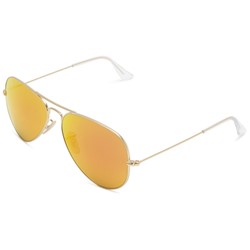 Ray-Ban - Mens Aviator Sunglasses in Matte Gold, Eye Size: 58mm