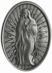 Mother Mary belt buckle (Silver Grey)