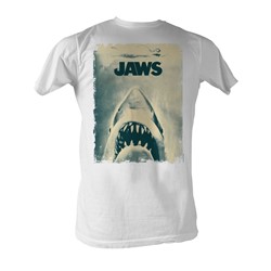 Jaws - Another Jaw Poster Mens T-Shirt In White