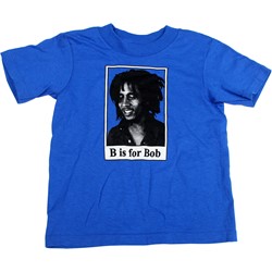 Bob Marley - "B" unisex-child Toddler T-Shirt in Royal Blue