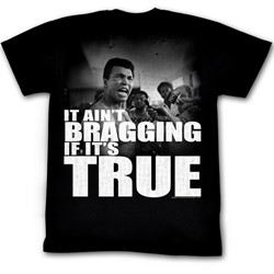 Muhammad Ali - Mens Distressed True T-Shirt In Black