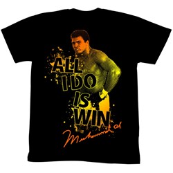 Muhammad Ali - Mens Boom Boom Pow T-Shirt In Black