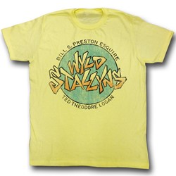 Bill And Ted - Mens Stallyns T-Shirt In Yellow