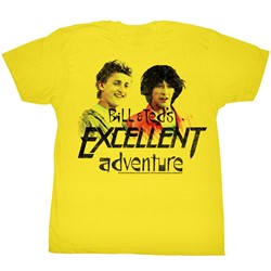 Bill And Ted - Mens Dudes T-Shirt In Yellow