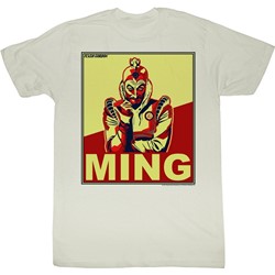 Flash Gordon - Mens Ming T-Shirt in Vintage White