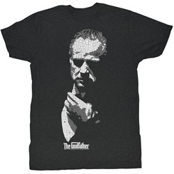 The Godfather - Mens Godfather Shadow T-Shirt in Charcoal Heather